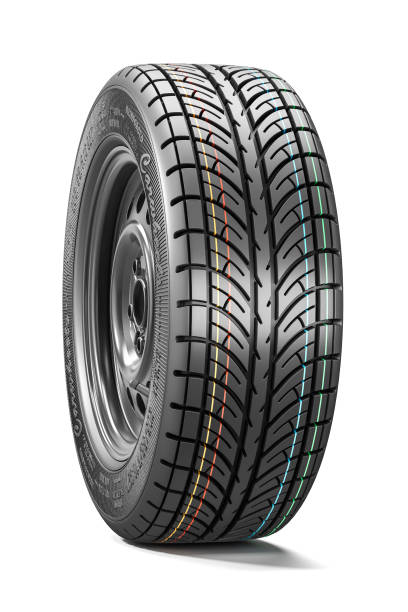 istock New car wheel. Tire tread, side view 3d 1089430566