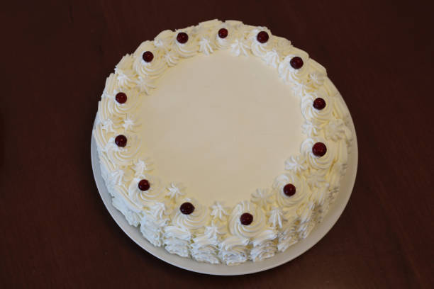 istock Homemade Cream and Lingonberry Cake 1089452610