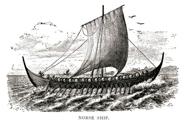 kuvapankkikuvitukset aiheesta norjalaisaluksen puukouppa - viikinkilaiva