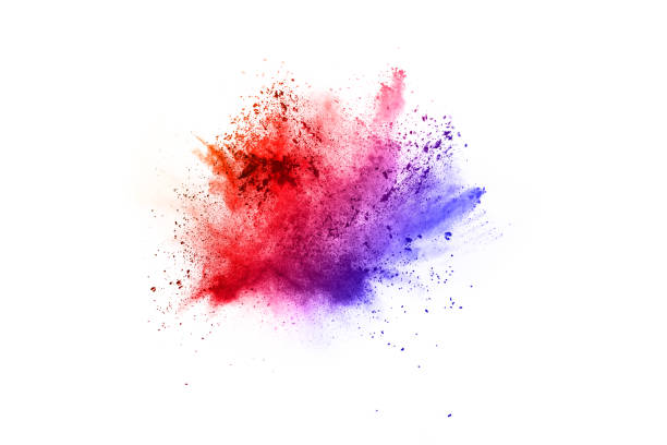 istock abstract powder splatted background. Colorful powder explosion on white background. Colored cloud. Colorful dust explode. Paint Holi. 1089457906