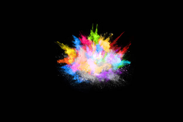 istock abstract colored dust explosion on a black background.abstract powder splatted background,Freeze motion of color powder exploding/throwing color powder, multicolored glitter texture. 1089458016