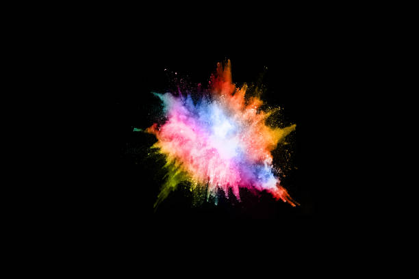 istock abstract colored dust explosion on a black background.abstract powder splatted background,Freeze motion of color powder exploding/throwing color powder, multicolored glitter texture. 1089458048
