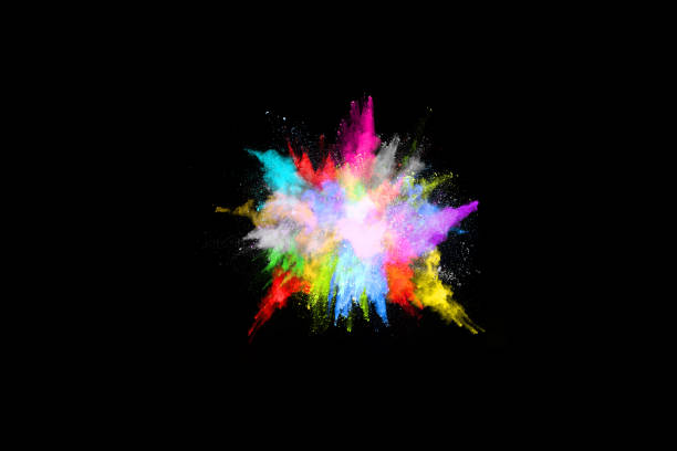 istock abstract colored dust explosion on a black background.abstract powder splatted background,Freeze motion of color powder exploding/throwing color powder, multicolored glitter texture. 1089458072