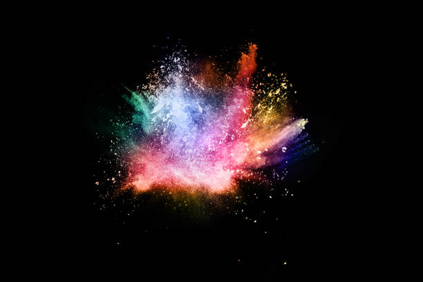 istock abstract colored dust explosion on a black background.abstract powder splatted background,Freeze motion of color powder exploding/throwing color powder, multicolored glitter texture. 1089458102