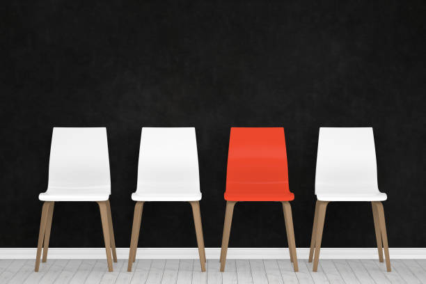 istock Different chair, teamwork and leadership concept in office. 1089460294