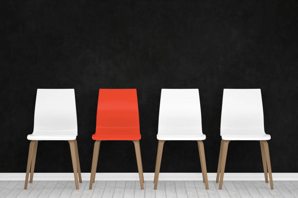 istock Different chair, teamwork and leadership concept in office. 1089460578