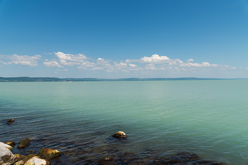 Balaton lake background