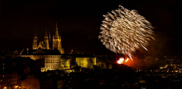 istock New Year's fireworks in Prague 1089479148