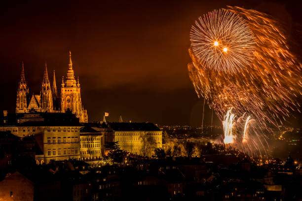 istock New Year's fireworks in Prague 1089479156