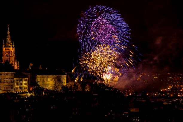 istock New Year's fireworks in Prague 1089479162