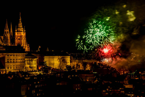 istock New Year's fireworks in Prague 1089479170