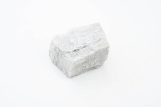 istock studio shot of calcite mineral isolated over white 1089482242