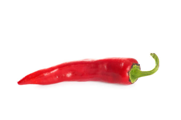 istock Red chili pepper isolated on a white background 1089489262