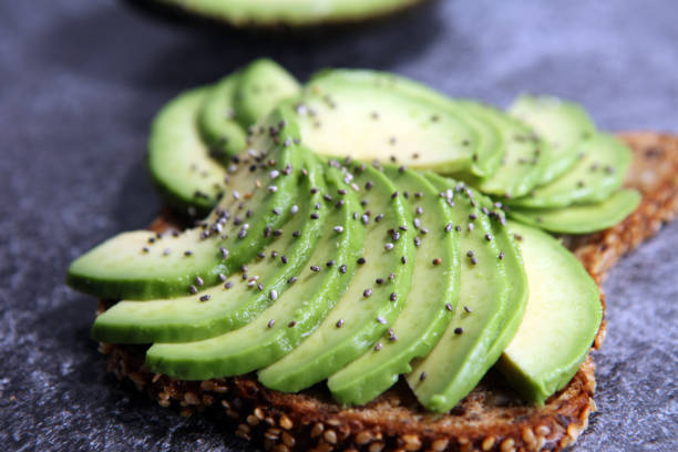 istock Sandwich with avocado - healthy breakfast concept 1089497180