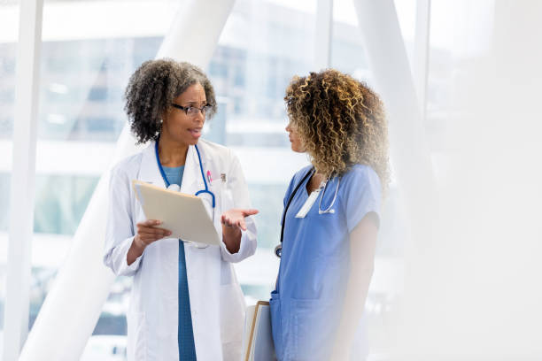 istock Serious female doctor discusses a patient's case 1089509098