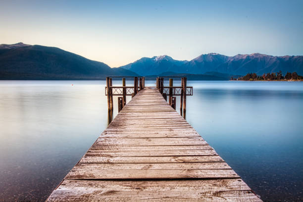 Jetty at Marakuna Yacht Club in New Zealand