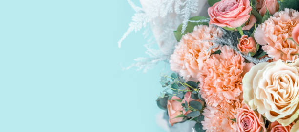 istock Flowers bouquet closeup. 1089535980