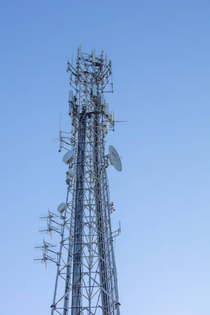 istock Cell Tower: 5G 4G communications tower for mobile phone and video data transmission 1089538016