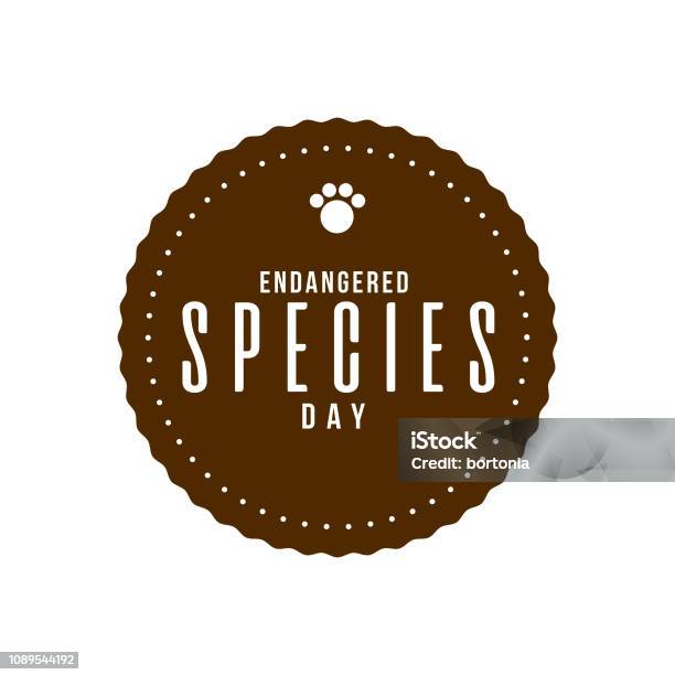 Endangered Species Day Label Stock Illustration - Download Image Now - Animal, Animal Wildlife, Animals In The Wild - iStock Endangered Species Day Label Stock Illustration - Download Image Now - Animal, Animal Wildlife, Animals In The Wild - iStock