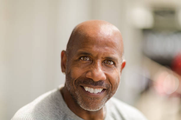 istock Happy mature African American man smiling outside. 1089550916