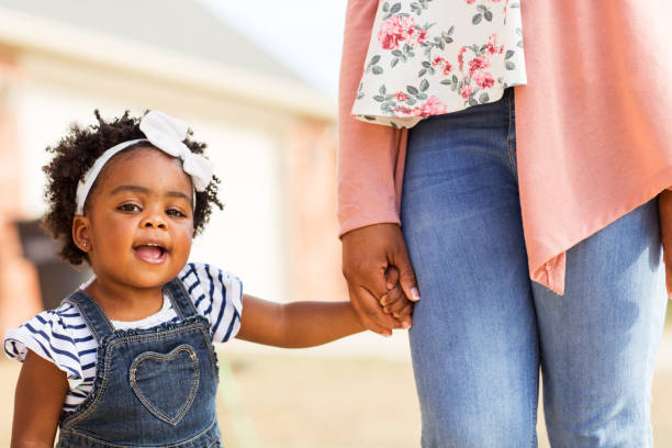 istock African American mother and her daughter. 1089552286