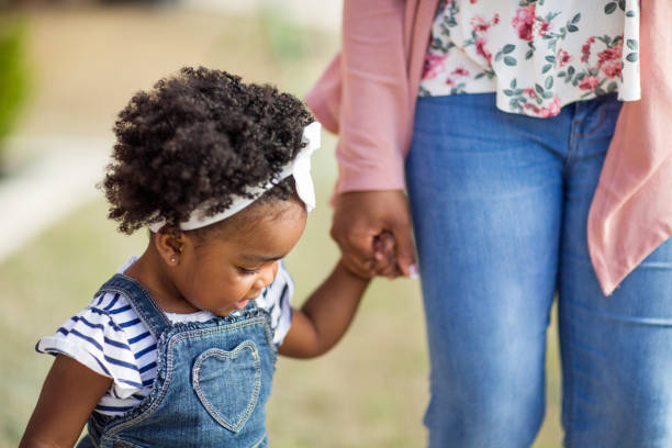 istock African American mother and her daughter. 1089552298