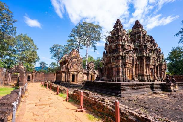 istock Banteay Srei beautiful temple at Angkor 1089554116