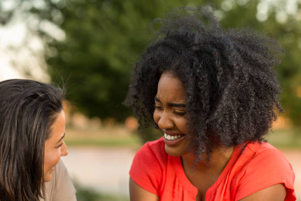 istock Multi-ethnic group of friends laughing. 1089556096