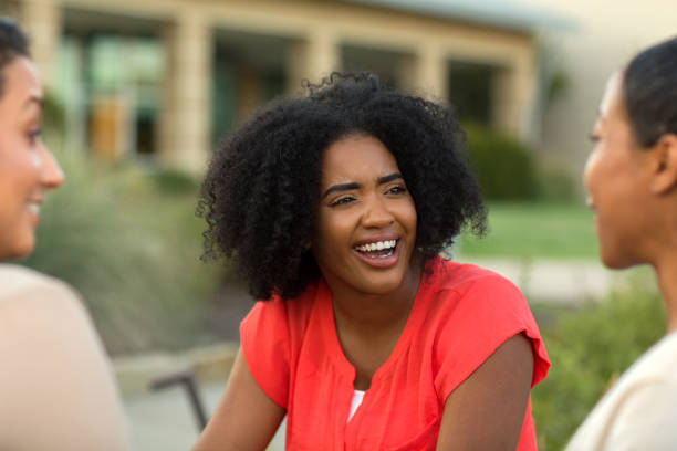 istock Multi-ethnic group of women laughing and talking. 1089556110