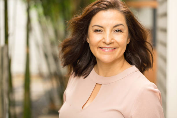 istock Happy Hispnaic woman smiling. 1089557490