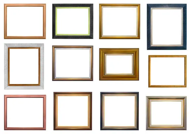 Photo of Collection of isolated frames