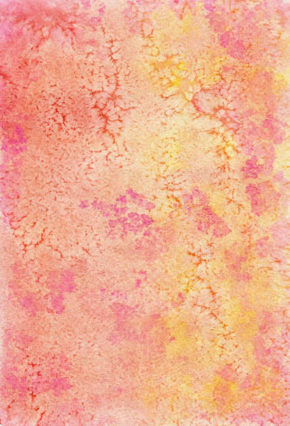 istock Abstract watercolor background pattern in warm colors 1089568926