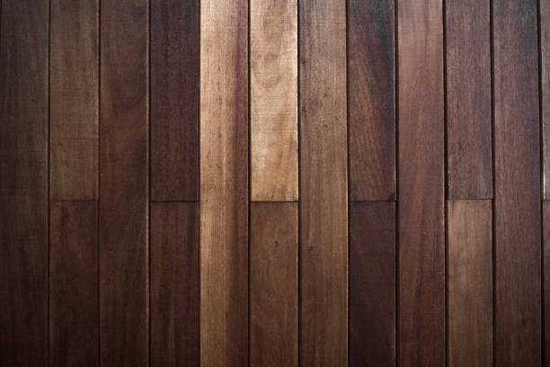 istock Wood table floor with natural pattern texture. Empty template  wood board can be used as background. 1089569346