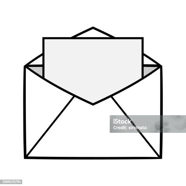 Cartoon Blank Letter And Envelope Stock Illustration - Download Image Now -  Blank, Cartoon, Clip Art - iStock