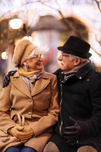 istock Senior couple in the city 1089594898