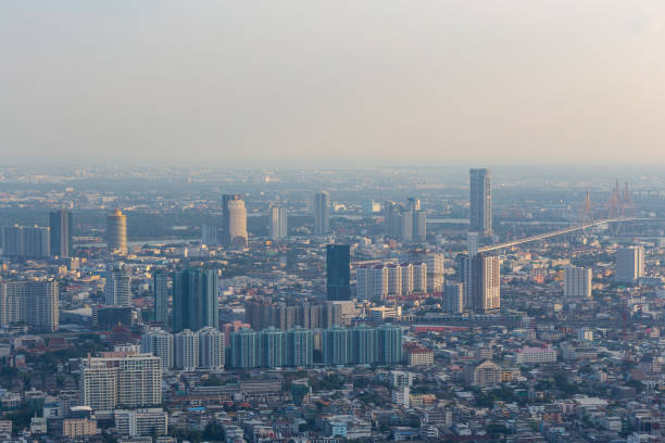 istock View of City on high tower 1089599632