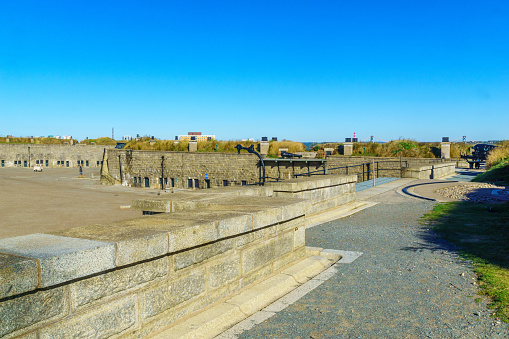 View of the Walls of Halifax Citadel. Nova Scotia, Canada