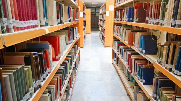 istock library university many books on shelves educattion background knowledge 1089645522