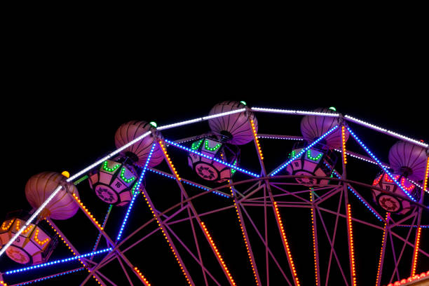 Christmas Village Ferris Wheel at City Hall in downtown Philadelphia, Pennsylvania, USA