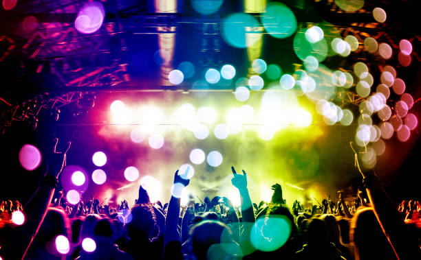 istock Concert crowd in front of a live stage 1089648690