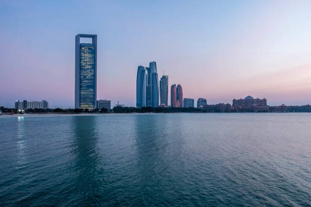 istock Abu Dhabi Skyscrapers and Arabian Sea 1089655176