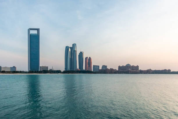 istock Abu Dhabi Skyscrapers and Arabian Sea 1089655194