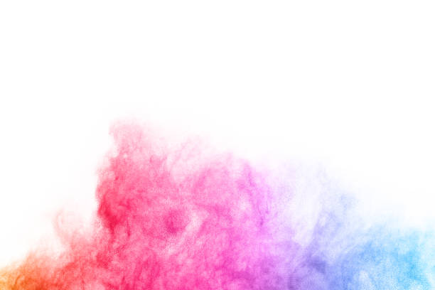 istock abstract powder splatted background. Colorful powder explosion on white background. Colored cloud. Colorful dust explode. Paint Holi. 1089656062