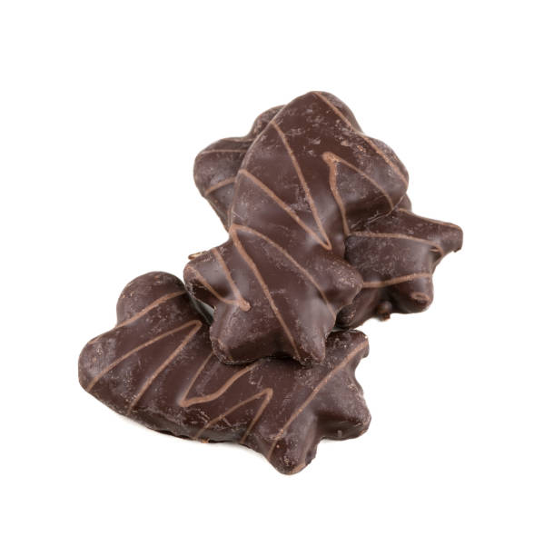istock Chocolate cookies isolated on white 1089658378