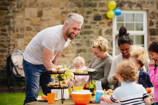 Enjoying an Easter Garden Party