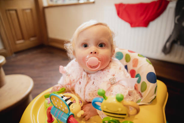 Sitting in a Baby Walker