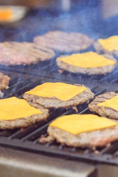 istock Grilled Cheese Burger Patties 1089676438