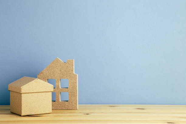istock Miniature house model, Real estate concept 1089677084