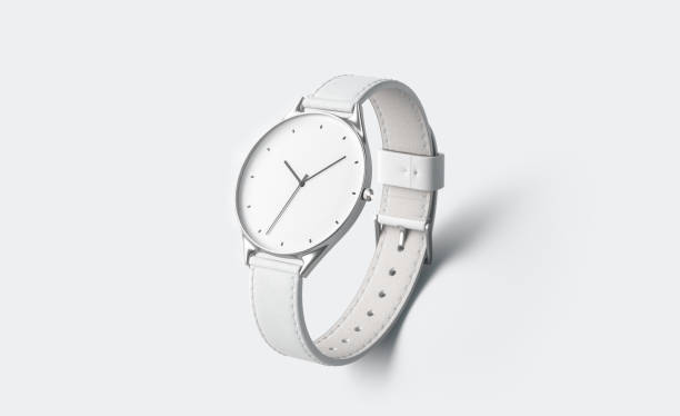 istock Blank white watch with wristlet mockup, isolated 1089680320