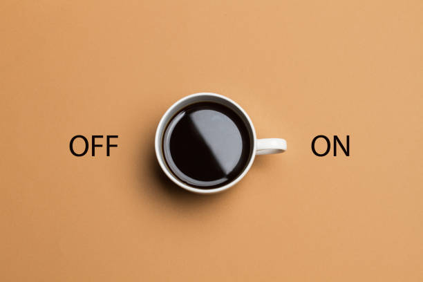 istock A cup of coffee on a brown background 1089698326